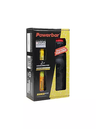 POWER BAR | 5 Electrolytes Multiflavour + Trinkflasche 750ml | 